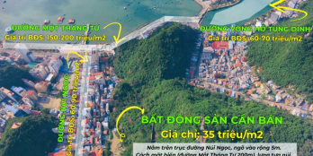 Lô đất chỉ 35 triệu/m2, vị trí đắc địa ngay giữa trung tâm du lịch Cát Bà!