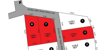 Cần tiền bán gấp lô đất thổ cư giá rẻ Diên An 81m2 giá 737 Triệu, NH hỗ trợ 50%
