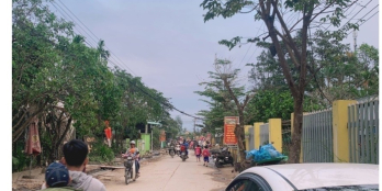 Gần trường Cấp 2 Trần Phú,Đường 6m,Không lụt,Khu dân cư sinh sống