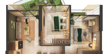 Căn hộ dịch vụ, mini Khu đô thị Ecopark 30m² 1PN