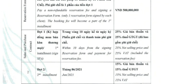 Bán Shophouse Waterina Suites số lượng cực ít, cả dự án chỉ có 2 căn