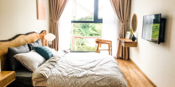 cho thuê căn hộ 43m2 hướng Đông bắc giá 6,5tr/tháng nhà mới 100% Quận 7