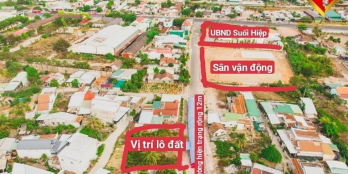 Bán đaats đô thị Suối Hiệp ngay UBND Xã đường nhựa 12m