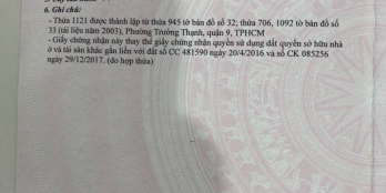 Bán đất nền quận 9 lô góc 2 mặt tiền phường trường thạnh 175m2 full thổ cư