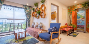 Căn 1N+1, tầng trung, view Vinpearl Land, giá 1.27 tỷ, Vinhomes Ocean Park - LH: