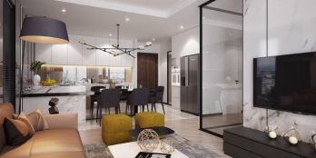 bán Căn Hộ 2pn hướng Tây Bắc giá 56tr/m2 tại thủ thiêm quận 2 Dự án De Capella