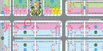 Bán lô đất nền A36-20 thuộc dự án Centuri city