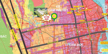 Bán 1 lô đất thổ cư giá rẻ Cam Lâm gần trục Đinh Tiên Hoàng chỉ từ 900TR/NỀN