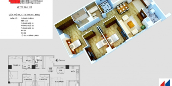 BÁN CĂN HỘ DIỆN TÍCH 117.8M2,TÒA 17T2-BÁN CĂN HỘ HAPULICO COMPLEX CÙNG SUBHOMES