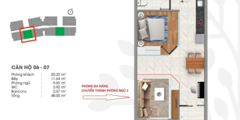 Bán Căn 48m2 Giá 1.2 Tỷ Bao Thuế Phí, Nhà Mới, Nội Thất Cơ Bản Có Trả Góp