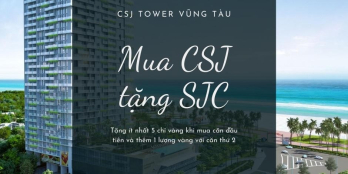Bán Căn Hộ CSJ Tower Vũng Tàu View Biển Giá CĐT Trả Góp 12 Tháng. LH: 0942882192