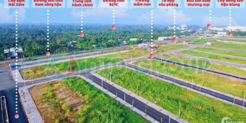 Nền ven sông,  ôm trọn 2 mặt tiền sông Hậu