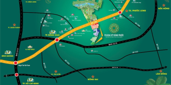 Đại đô thị sinh thái toàn diện đầu tiên tại Bình Phước giá 400tr/nền