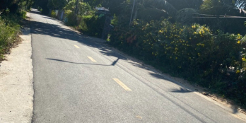 Đất sào cam hải tây ven đầm thủy triều, 2 mặt tiền, đường hiện trạng nhựa 10m,