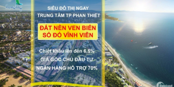 Đất nền nhà phố biển Hamubay Phan Thiết, trực tiếp CĐT, CK2.5%
