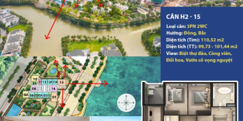 ĐỘC QUYỀN CĂN 3PN VIP HAVEN PARK 3 MẶT THOÁNG CỰC MÁT MẺ - VIEW CẢNH QUAN 270 ĐỘ
