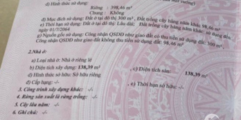 Gần 400 m2 đất thổ cư đường Xô Viết Nghệ Tĩnh - sẵn nhà gỗ - Sổ riêng