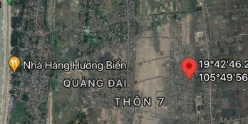 Bán đất trục chính ủy ban xã Quảng Giao, huyện Quảng Xương, Thanh Hóa