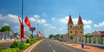 Đất Khu công nghiệp Láng Dài Đất Đỏ BRVT giá 6.9 triệu/m2.