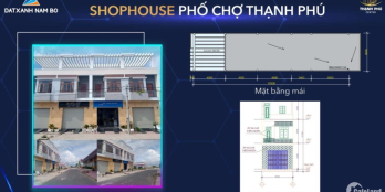 SHOPHOUSE PHỐ CHỢ THẠNH PHÚ KINH DOANH NGAY