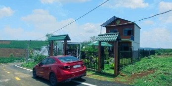 bán nhà đất nghỉ dưỡng, ven hồ trên bảo lộc, sổ riêng giá 1.2 tỷ