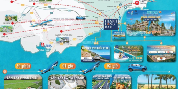 Shophouse thương mại biển 2 mặt tiền - 1 trệt 2 lầu (6x18m) - Sở hữu sổ hồng