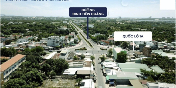 Bán đất Đinh Tiên Hoàng nối dài Bãi Dài, Cam Lâm, Khánh Hoà, giá chỉ 4tr/m2.