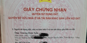 Kẹt tiền làm ăn bán gấp lô đất thổ cư gần kề dự án nghỉ dưỡng Novaland Hồ Tràm