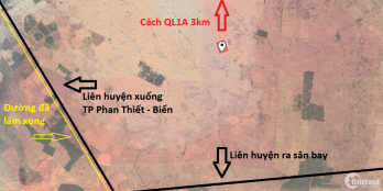 Lô đất vuông vức, siêu đẹp ở Sông Lũy chỉ 90k/m2, sẵn sổ