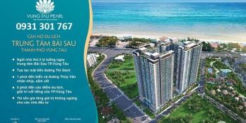 Bán thu vốn căn hộ Vũng Tàu Pearl 2PN 74m2 trả góp theo tiến độ, ưu đãi 18%.