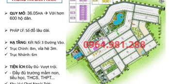 Bán Lô Đất Hoa Hậu Tại Tái Định Cư Bình Yên - Nằm Trên Trục Chính Khu - Giá Đầu