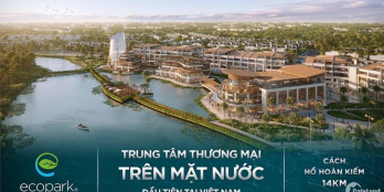 Mở bán nhà phố trung tâm thương mại mặt nước The Island Mall Ecopark giá đầu tư