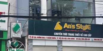 nhà 1 trệt 2 lầu mặt tiền đường 30/4 phường Chánh Nghĩa, TDM