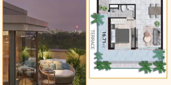 Căn hộ tặng sân vườn mặt tiền đường Nguyễn Văn Linh 85m2 + 60m2 sân