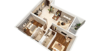 Căn hộ 5 sao 300m mặt tiền QL13, bàn giao nội thất cao cấp - Chỉ 30% nhận nhà