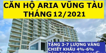 Giỏ Hàng 2PN,3PN Giá 29 Tr/m2, Chiết khấu từ 340 Triệu, Aria Vũng Tàu