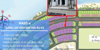 Bán song lập cực đẹp Hải Âu 03 Vinhomes Ocean Park