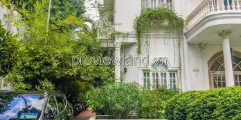 Bán biệt thự Thảo Điền, mặt tiền Trần Ngọc Diện, 1000m2 đất, 2 tầng