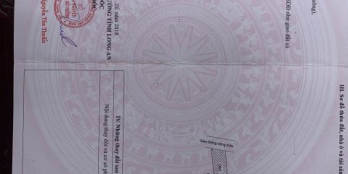 Bán lô đất ngay ấp 3 xã Long Định,