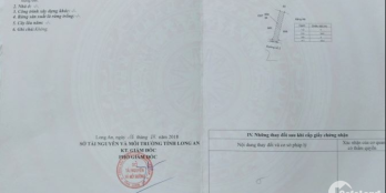 Bán lô đất 99m2 ở Nam Phong Eco Town đất thuộc Thị trấn Cần Đước đất đô thị.