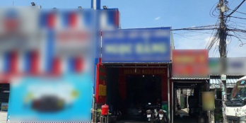 Bình Chánh. Thửa đất vuông vức, nhà ngay mặt tiền đường khu kinh doanh sầm uất