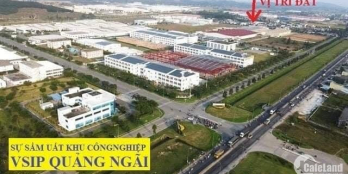 BÁN ĐẤT MẶT TIỀN VỊ TRÍ ĐỘC TÔN KHU THẾ LONG, BÊN CẠNH KCN VSIP QUẢNG NGÃI: