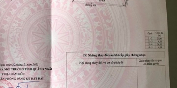 Mình cần bán nhanh đất ở 100%, tịnh phong quảng ngãi