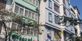 Bán gấp Mặt Phố Khương Đình, Dt 59m2 x 7T, Mt 4m, vỉa hè rộng, ô tô tránh, thang