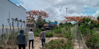 Nền mặt tiền đường giồng Nhãn, có quy hoạch Lộ giới 2 chiều