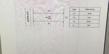 Đường số 1 NGỌC BẢO VIÊN LÔ SẠCH HUỚG TÂY DT 5X20