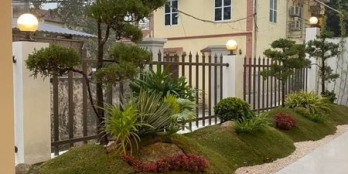 Biệt thự hơn 200m với 3p ngủ -p khách- bếp- gara ô tô sân vườn