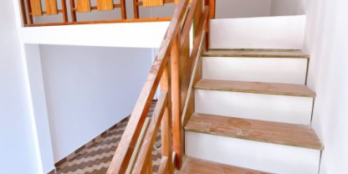 Nha moi xay, có gác lửng giá 280 triệu, đất 80 triệu, gần chợ, liền kề KCN