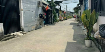 Bán nhà p Trảng Dài kp3 hẻm số 6 mặt tiền đường nhựa 5x15
