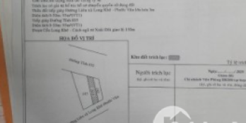 CHÍNH CHỦ BÁN LÔ ĐẤT 2 MẶT TIỀN DT 108M2 CHỈ 2.5 TỶ CẦN ĐƯỚC LONG AN LH 09026301